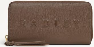 Radley London Coffee Large Zip Around Wallet Ridgeway Gardens SS26 Radley London