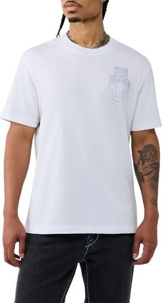 True Religion True No. 1 Buddha Graphic T-Shirt in Optic White at Nordstrom, Size Xxx-Large