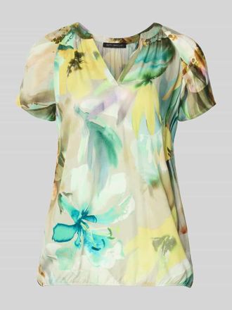 Betty Barclay Regular Fit Bluse aus Viskose im Allover-Look in Mint, Gr&ouml;&szlig;e 36