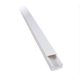 Trade Shop Trade Shop - 2 Canalina Elettrica Passacavi Plastica Ct2 2mt 40x25mm Bianca Copertura 5624025