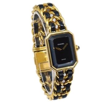 Chanel Pre-owned Vintage Horloge - Dames - Vintage Horloges - Zwart - ONE Size - Leer - Vintage