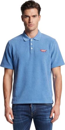Dsquared2 Blue Shirt Collar Polo