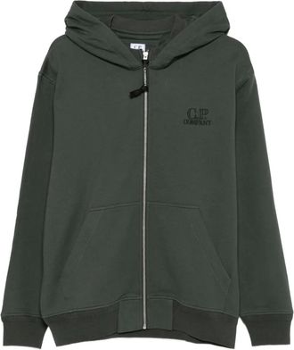 C.P. Company Felpa con cappuccio e zip - Grigio