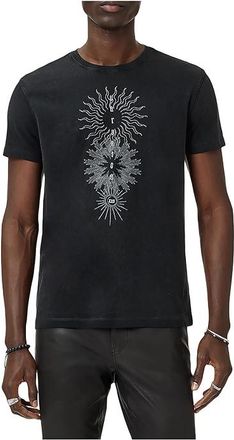 John Varvatos Varvatos Rays T-Shirts KG7075W25 Mens T Shirt Black : 2XL, Cotton