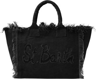 Saint Barth Tote Bags, female, Black, Size: ONE SIZE Vanity Tote Bag