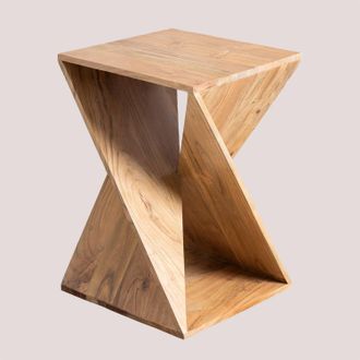 Sklum Sklum - Mesa Auxiliar En Madera De Acacia Gorvea