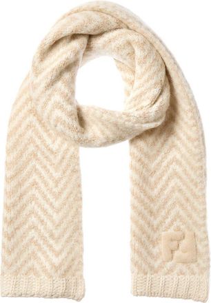 Fendi Fendi Ff Alpaca & Wool-Blend Scarf