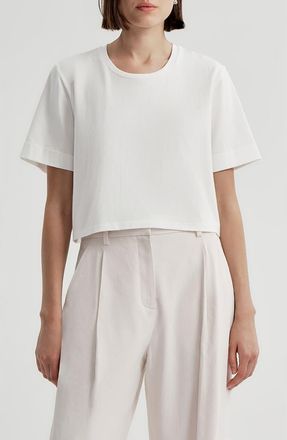 A.L.C. Kali Boxy T-Shirt in White at Nordstrom, Size Xx-Small