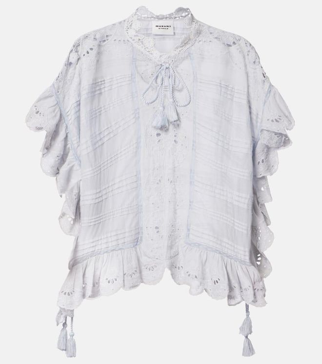 Payton broderie anglaise cotton top