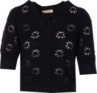 Twin-Set Sweaters Blacks And Greys