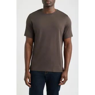 Robert Barakett Georgia Pima Cotton T-Shirt in Espresso at Nordstrom, Size Xxx-Large