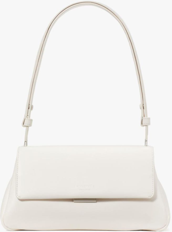 Womens Grace Convertible Shoulder Bag - Beige Leather - One Size