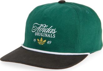 adidas Masterpiece Baseball Cap in Collegiate Green/Black at Nordstrom