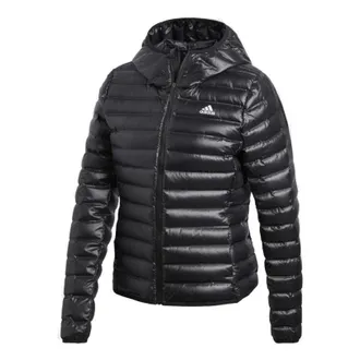 adidas (WMNS) adidas logo Casual Outdoor Stay Warm Sports Black Down Jacket BQ1968