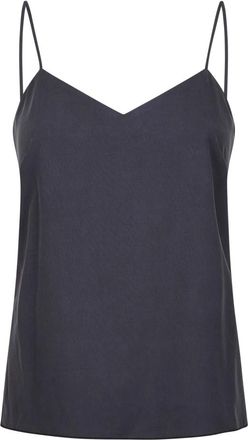 Max Mara Top-Canottiera - Dames - Tops zonder mouwen - Blauw - XS - Tops