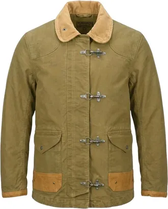CHESAPEAKE'S Fireman Jungle Cloth Jkt Bedford - - Jackets - Uomo - Verde - M