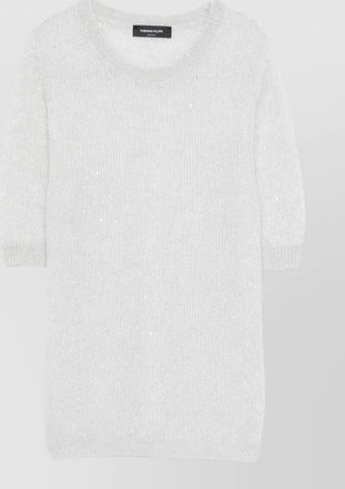 Fabiana Filippi women knit top round neck sequins