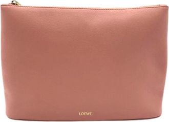 Loewe Pre-owned Clutch bag - Dames - Vintage Clutch - Roze - ONE Size - Leer - Vintage