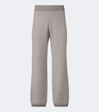 arch4 Mr Banksy cashmere wide-leg pants