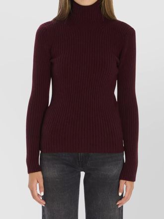 Max Mara wool and cashmere high neck knit top