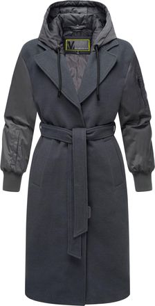 Marikoo dames wikkeljas met ceintuur & afneembare capuchon - Tjadee