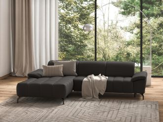 Sit&more Ecksofa &raquo;Cool L-Form&laquo; wahlweise mit Kopfteilverstellung und Vorziehsitz, motorisch