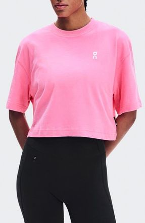 On Club Boxy-T Cotton Graphic T-Shirt in Bubblegum at Nordstrom, Size X-Large