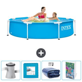 Intex Piscina Con Estructura Redonda - 244x51 Cm - 7-piezas Scb124