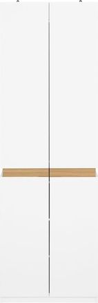 SoBuy Armario dormitorio ropero con 2 puertas 61 x 30 x 192 cm blanco