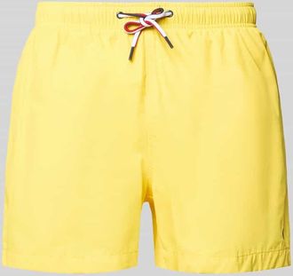 Mc Neal Badehose mit elastischem Bund und Tunnelzug in Neon Gelb, Gr&ouml;&szlig;e XXL