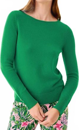 Lilly Pulitzer Lola Sweater In Bamboo Green