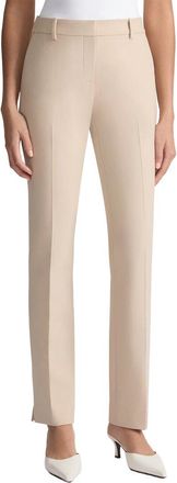 Lafayette 148 New York Plus Manhattan Slim Cigarette Ankle Wool-Blend Pant