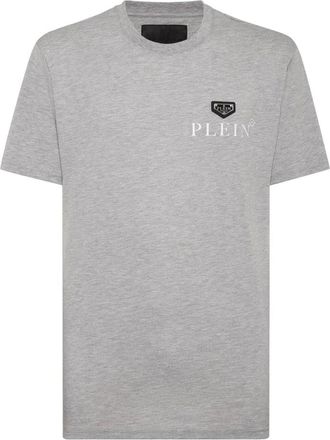 Philipp Plein Heren, Tops, Grijs, Maat: XL Katoen