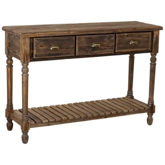 Wanderlust Deco Wanderlust Deco - Recibidor De Madera Con 3 Cajones 120x38x81h Cm