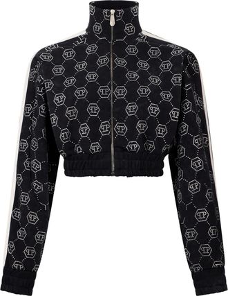 Philipp Plein Felpa con monogramma - Nero