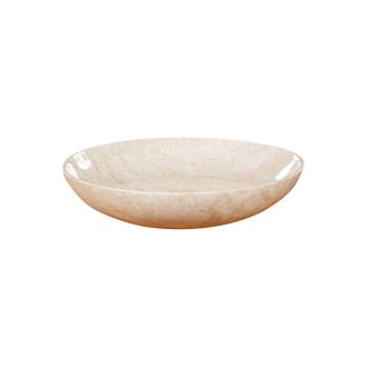 Wanda Collection Lavabo encimera para cuarto de ba&ntilde;o lysom 35 cm crema