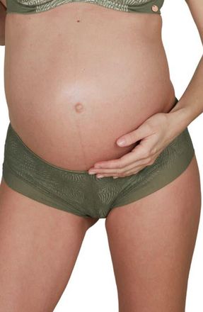 Cache Coeur Dahlia maternity shorts in Khaki at Nordstrom, Size X-Large