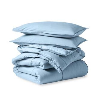 Bare Home All-Season Down Alternative Comforter Set in Light Blue at Nordstrom, Size Twin