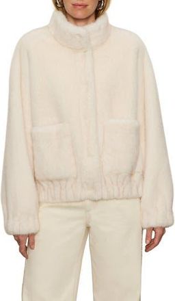 Sanctuary Coco Faux Fur Jacket in Almond Cream at Nordstrom Rack, Size X-Small