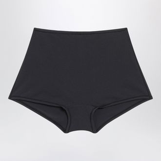 SKIMS Black boy shorts in stretch fabric
