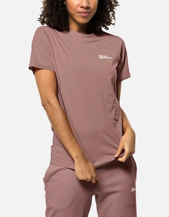 Jack Wolfskin Womens Jack Wolfskin Womens Essential Cotton T-Shirt - Brown - Size: 10/8
