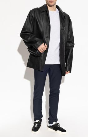 Eleventy Tapered Leg Trousers, Mens, Navy Blue