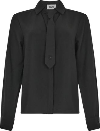 Silvian Heach Dratu Blouse - Dames - Blouses - Zwart - L - Polyester - Overhemden