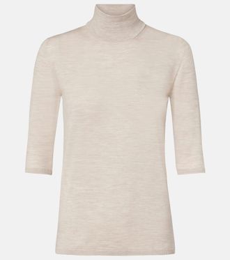 Max Mara Boa virgin wool turtleneck top