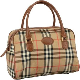 Burberry Pre-owned Handbags, female, Beige, Size: ONE SIZE Pre-owned Vintage Hand Bag