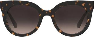 Moschino Cat Eye Zonnebril - Dames - Zonnebrillen - Bruin - 52 MM - Accessoires