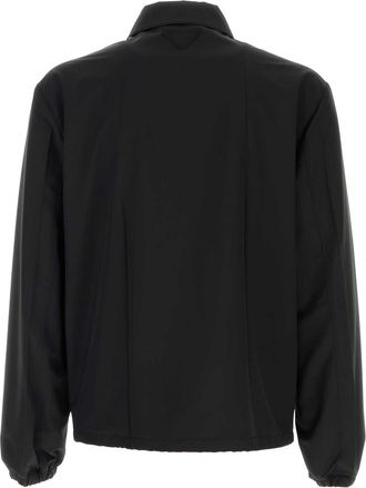 Prada Mens Wool Blend Jacket Black