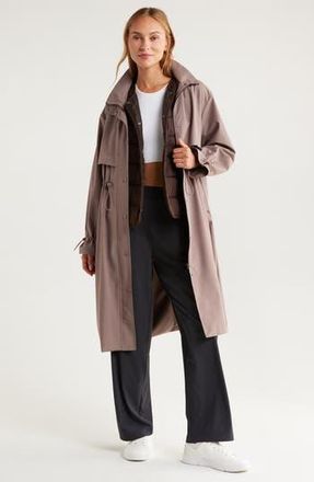 Zella 3-in-1 Trench Coat in Tan Dusk at Nordstrom Rack, Size X-Large
