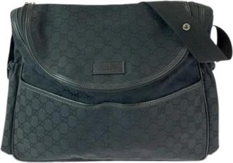 Gucci Pre-owned GG Canvas Schoudertas - Dames - Vintage Schoudertas - Zwart - ONE Size - Vintage