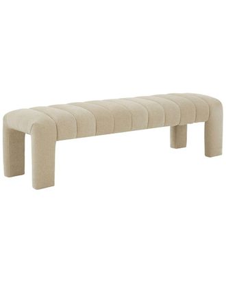Safavieh Couture Bellissima Channel Tufted Bench